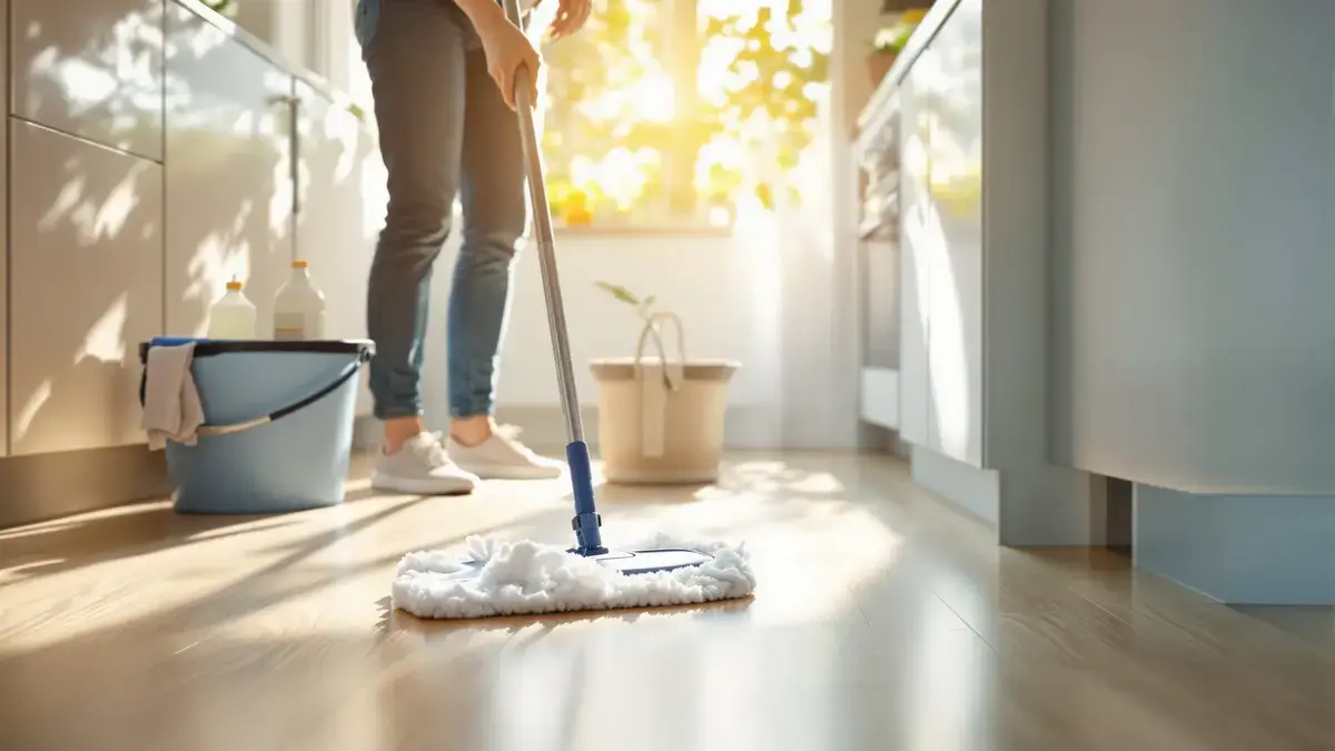 Voeg dit ingrediënt toe aan uw schoonmaakwater om uw vloeren langer schoon te houden