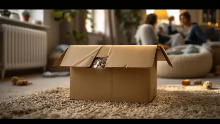 Als uw kat zich graag in dozen verstopt, is dat om een vaak onbekende reden