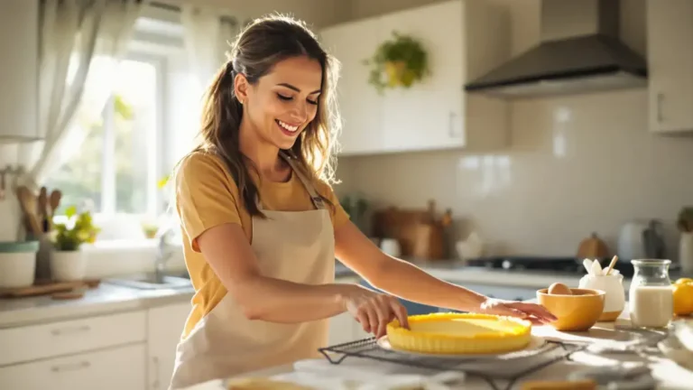 Deze smeuïge snelle taart is net zo lekker als bij de bakker en sneller klaar dan een flan