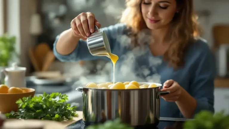 Voeg het toe aan aardappelen tijdens het koken voor heerlijke smaken en een ultrazachte textuur