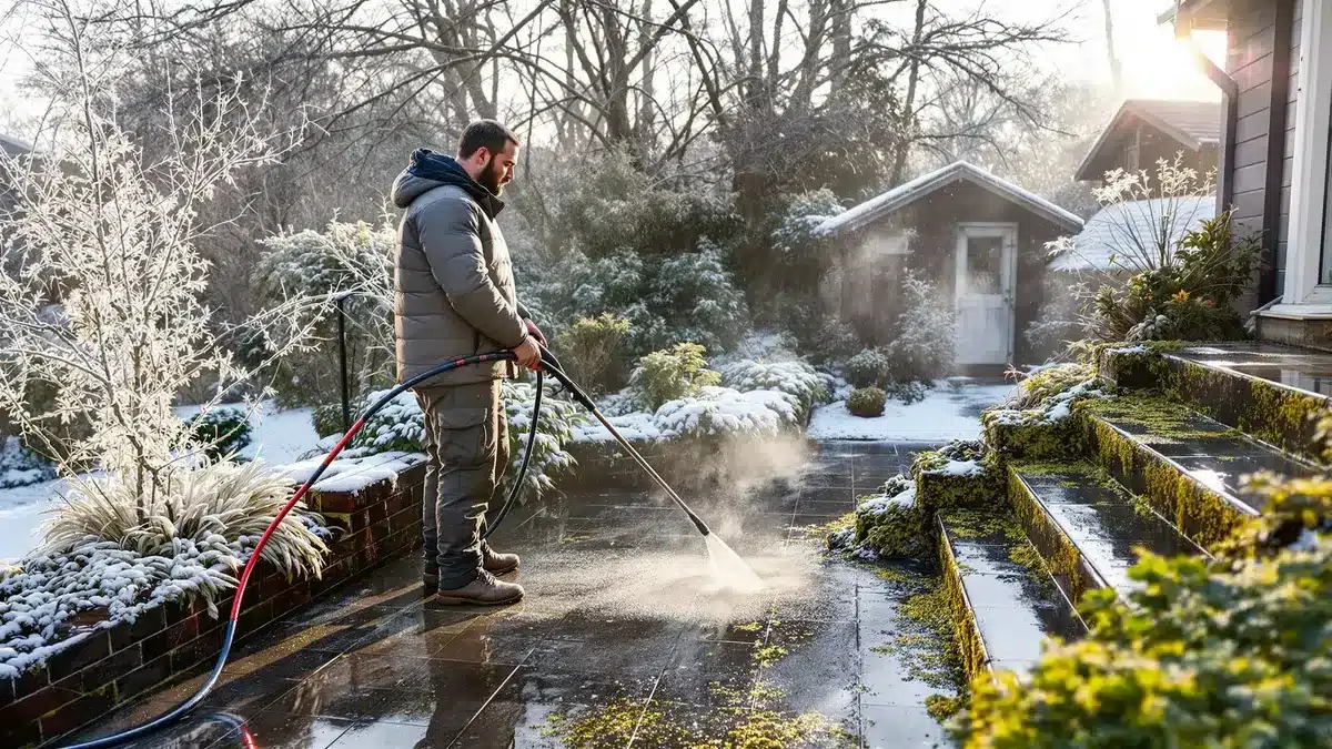 Deze gewone wintergewoonte op uw terras schaadt uw buitenschoonmaakapparaat en kost u veel geld